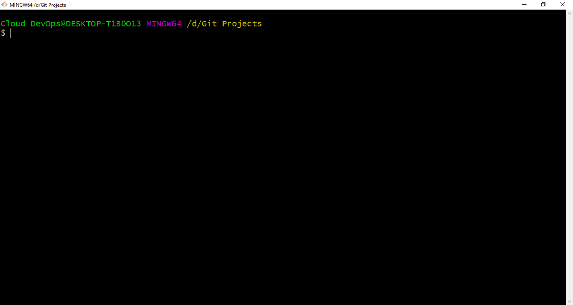git configuration