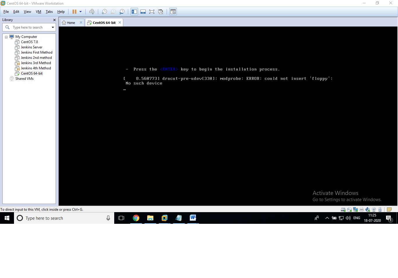 Centos Installation